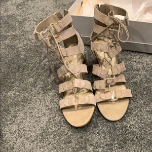 Marc Fisher - Sand, medium size 9 strap shoes